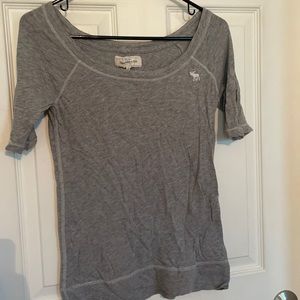 Gray Abercrombie & Fitch shirt